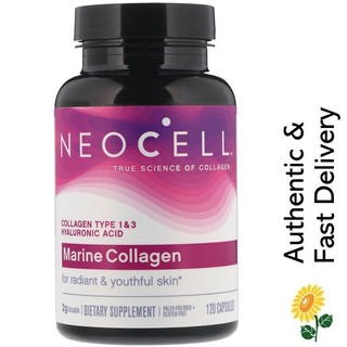 [SG] Neocell, Marine Collagen 120 Capsules [Promote youthful & hydrated skin] (1)