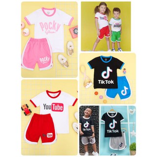 🇸🇬SG Seller - Chupa Cups Top Brands Series Toddler Kids Clothes Top Bottom Set
