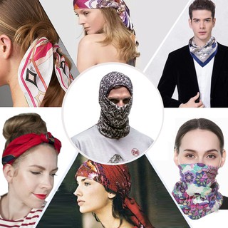 New Moslin turban Outdoor windproof mask magic sports headscarf seamless changeable sunscreen bicycle mask riding headgear
