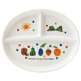 Skater XP17-A Dishwasher compatible Lunch plate The Very Hungry Caterpillar fruits made in Japan XP17