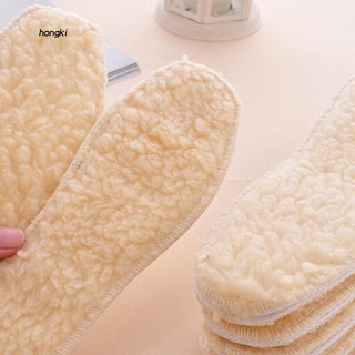 【HKM1】Winter Soft Warm Fleece Shoes Boots Sneakers Thermal Insoles Insert Foot Pads