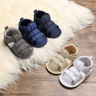 Summer Boys Canvas Sandals Sneakers Infant Shoes 0-18M Baby Sandals
