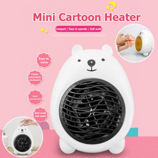 Cartoon Heater Fans Portable Handy Mini Personal Ceramic Space Heater Stove Electric Winter Warmer