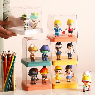 NEW💖 Acrylic Transparent Display Box Lego Cute Figures Display Cabinet DIY Storage Hand-made Gift Box Blind Box