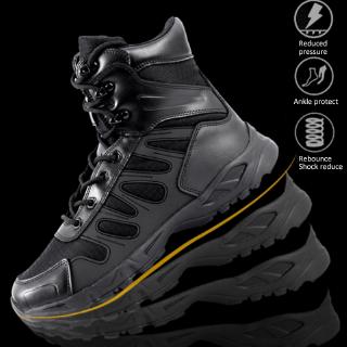 Men's Army Boots Combat Light Weight Tactical Training High Top Shoes
