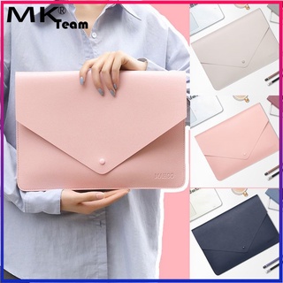 New PU Laptop Sleeve Case For Macbook 12 13 14 15.6 inch Multi-pocket Notebook Carrying Cover Bag Cover for Men Women mouse bag