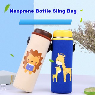 *NEW*Kids Neoprene Water Bottle Sling Bag|Bottle Protector|Adjustable Sling Holder|Cup Cover|Strape