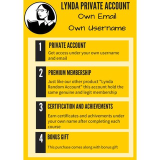 Lynda Premium + Hoopla Digital + Kanopy Digital Account (6-Months)