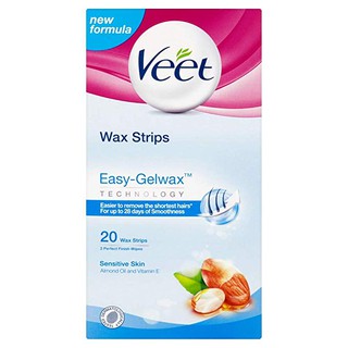 (Popular) Veet Wax strips 20's (for sensitive skin)