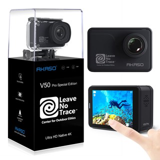 AKASO V50 Pro SE Action Camera Touch Screen 4K/60 Waterproof Camera Features EIS and Wi-Fi Remote Control Sports Camera