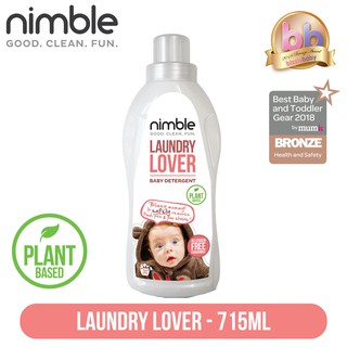 Nimble Babies Laundry Lover 715ml | Powered by plant-based ingredients | Leave clothes smelling like new (1)